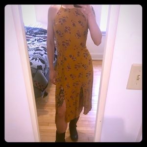 SOLD Floral Print Midi Dress